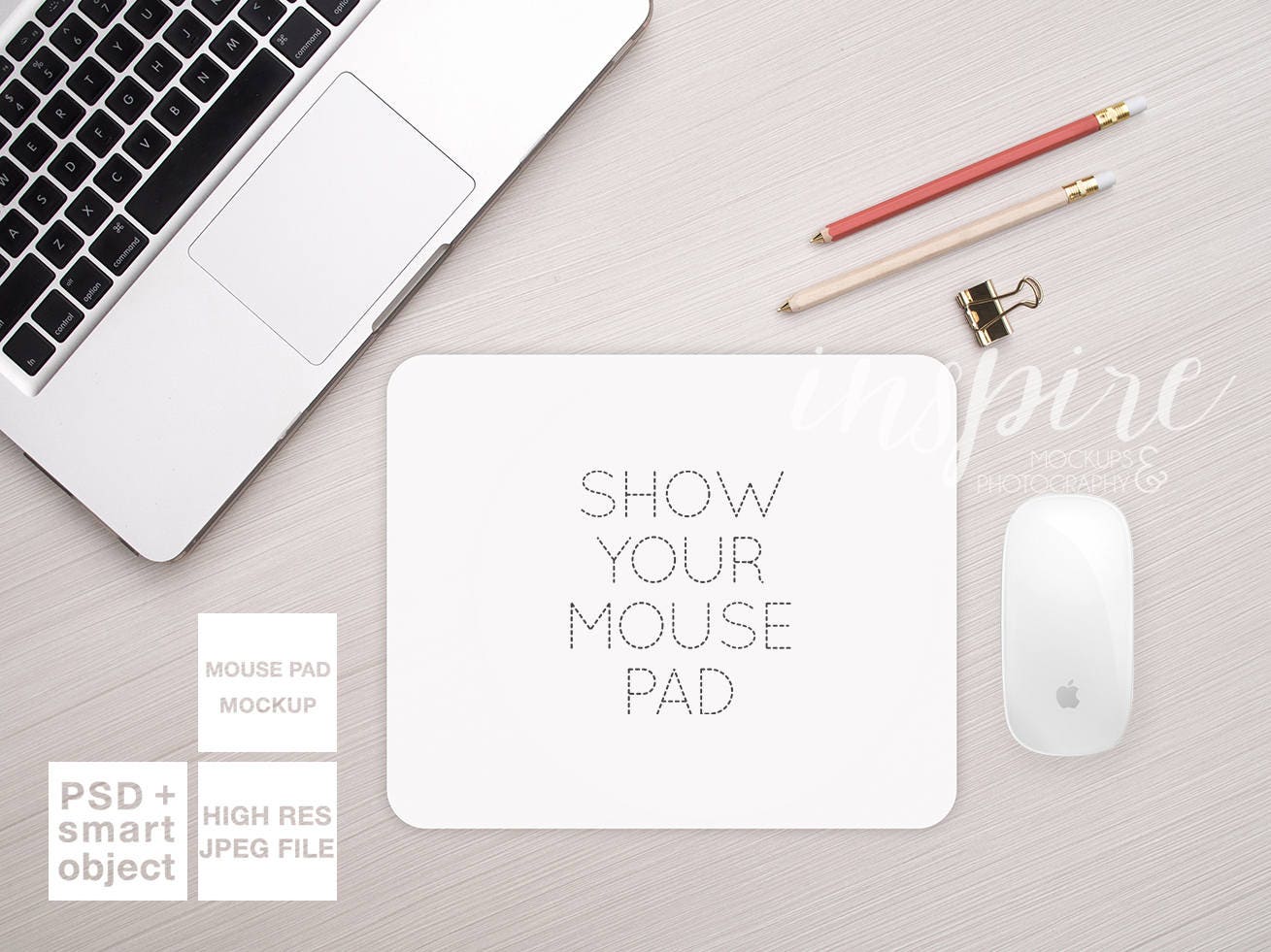 Download 6 X 11 Mousepad Mockup Psd Smart Object Etsy