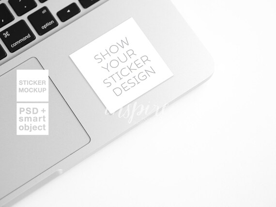 Download Square Sticker Mockup Laptop Styled Stock Photography For Etsy