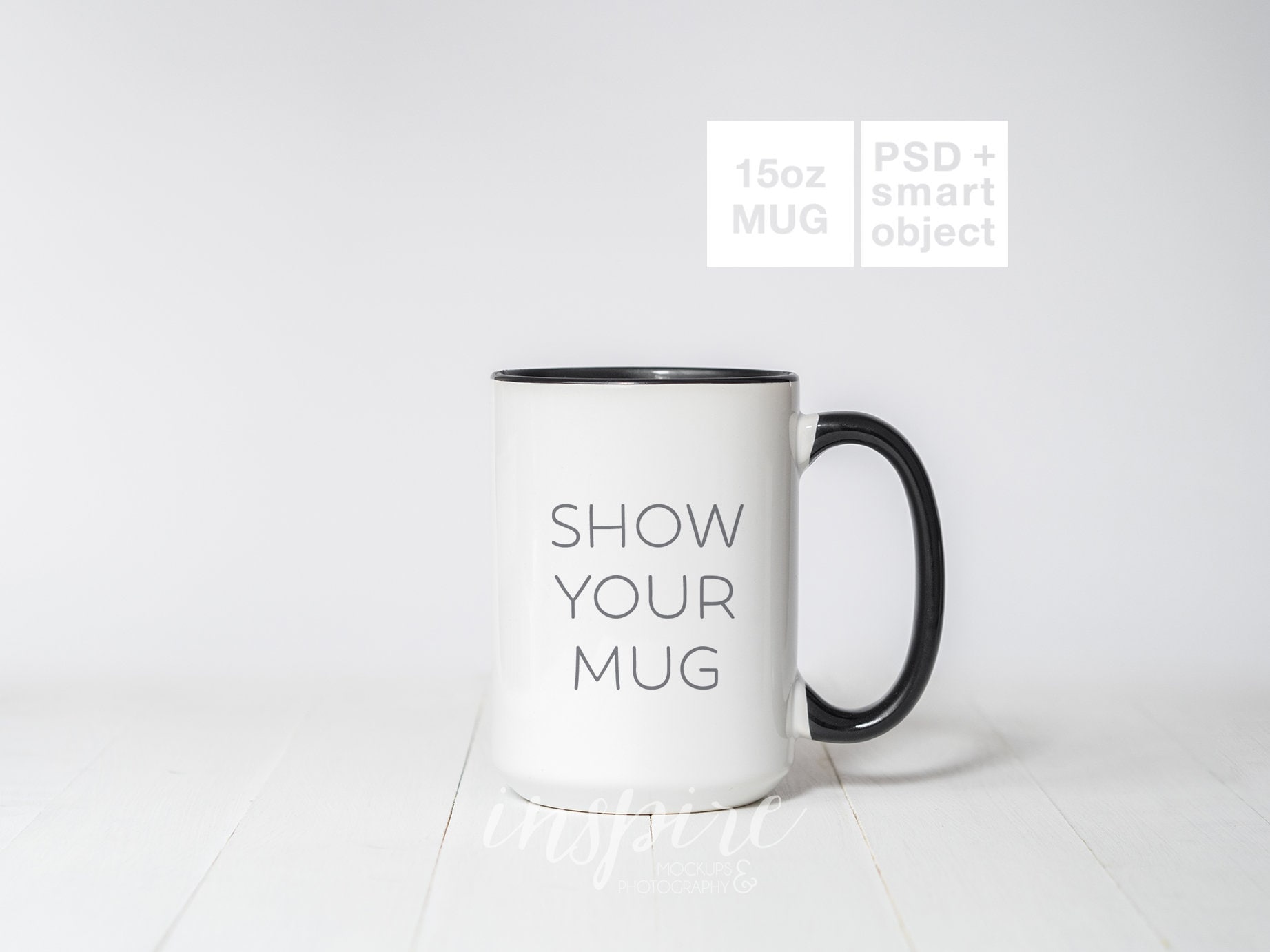 Download 15oz Coffee Mug Mockup / PSD Smart Object / Nordic Styled ...