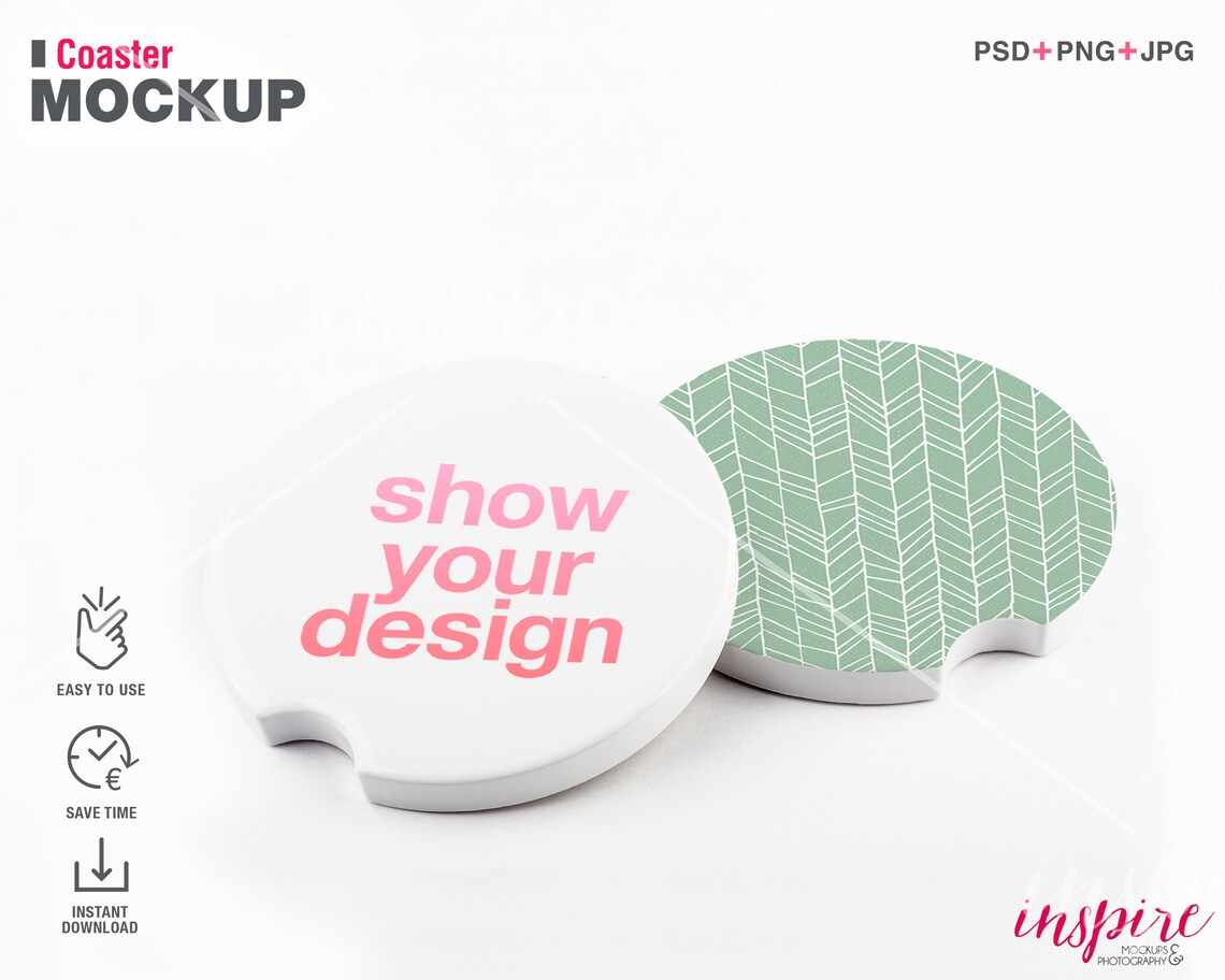 1144+ Coaster Psd Mockup Free