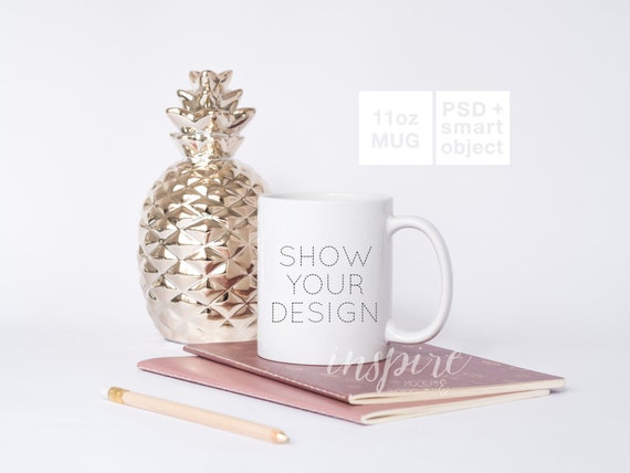 11oz Coffee Mug Mockup Psd Smart Object 11oz Ceramic Mug Etsy
