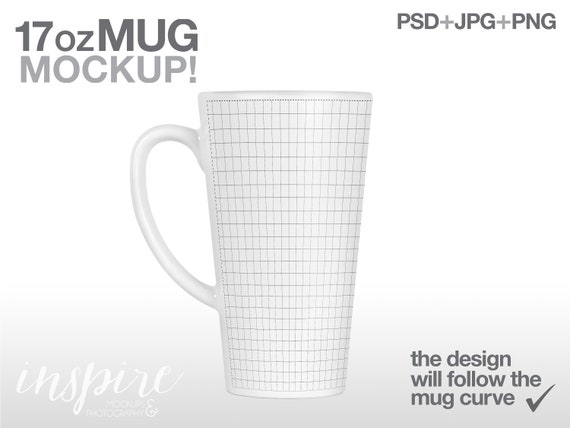 17oz Ceramic Mug Mockup Add Your Own Background Product Etsy