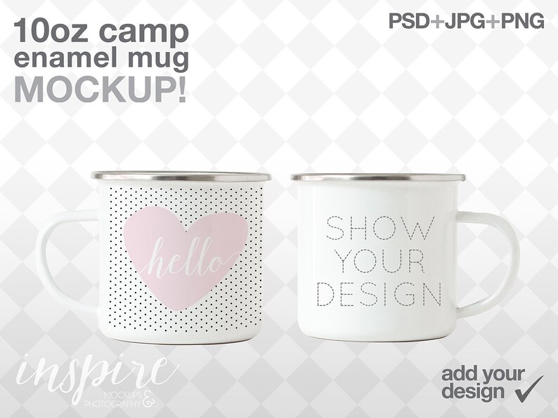 Download 10oz Camp Mug Mockup / Add your own background ...