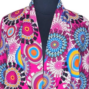 Círculos Kimono Robe Cover-Up