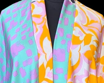 Springtime Cirque Yukata Kimono Robe Coverup