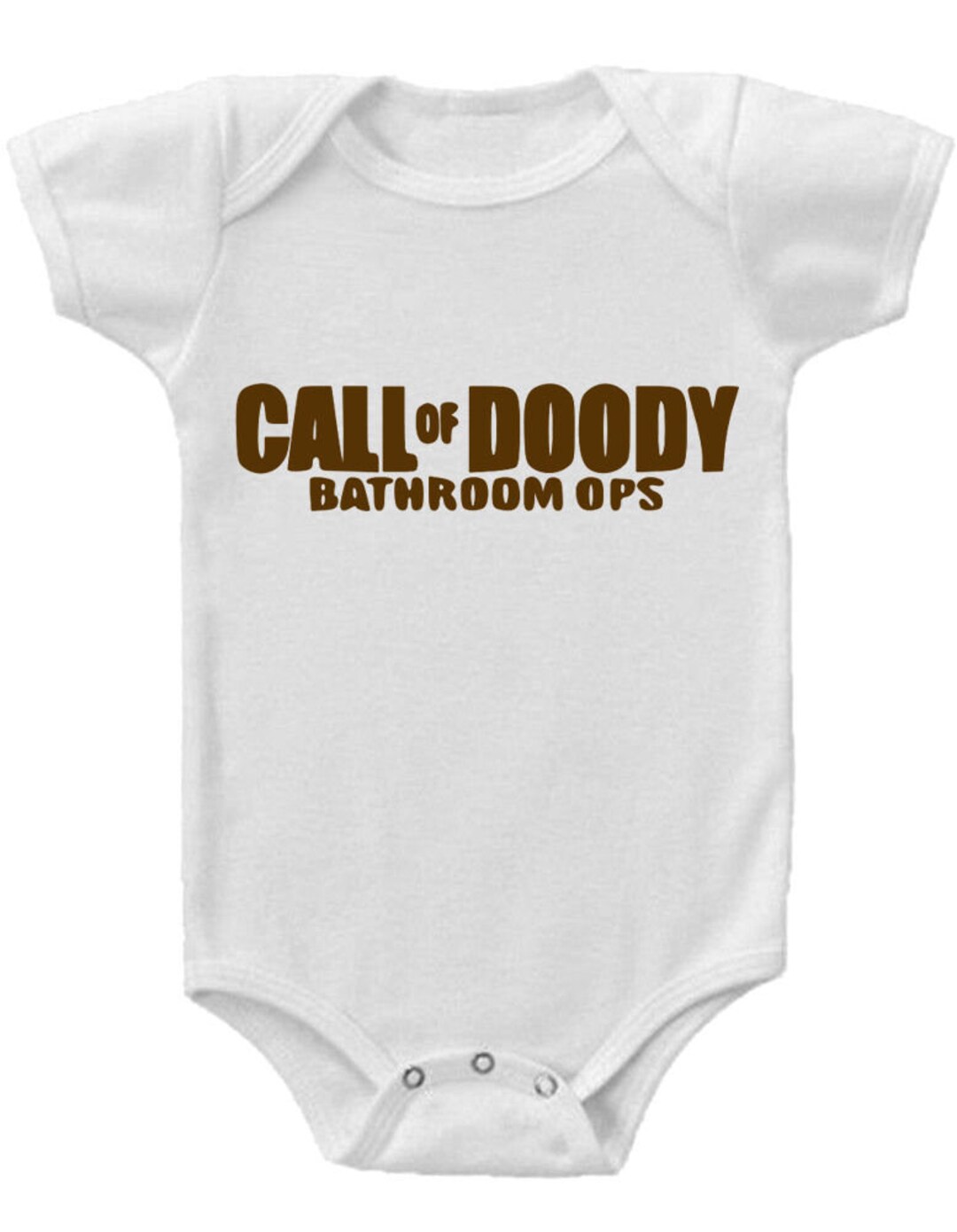 Funny Baby Onesie Call of Doody Bathroom Ops Available in 024 Month