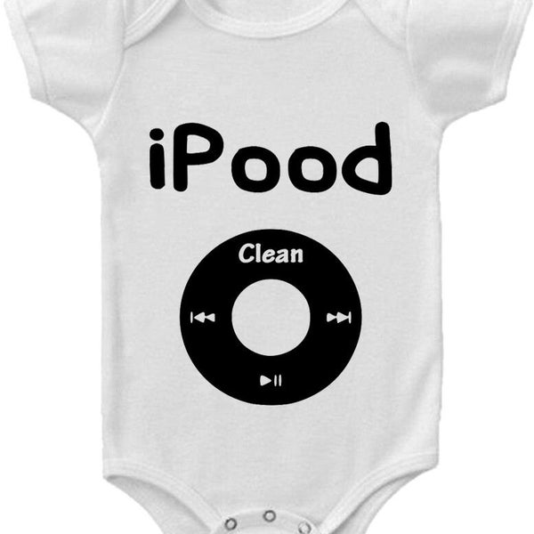Ipood gerber® onesie® funny baby shower gift infant t-shirt