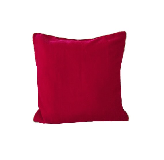 Pink Velvet Pillow Cover/ Soft Velvet Pillows/ Pink Euro Etsy