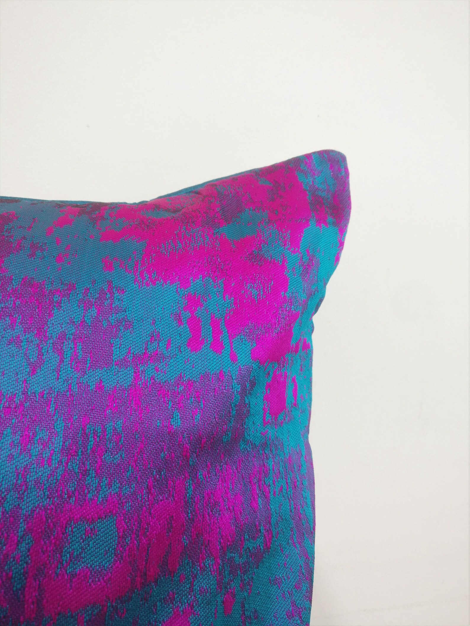 Pink & Teal Pillow/ Festive Pillow Cover/ Pillow Cover 14 X Etsy