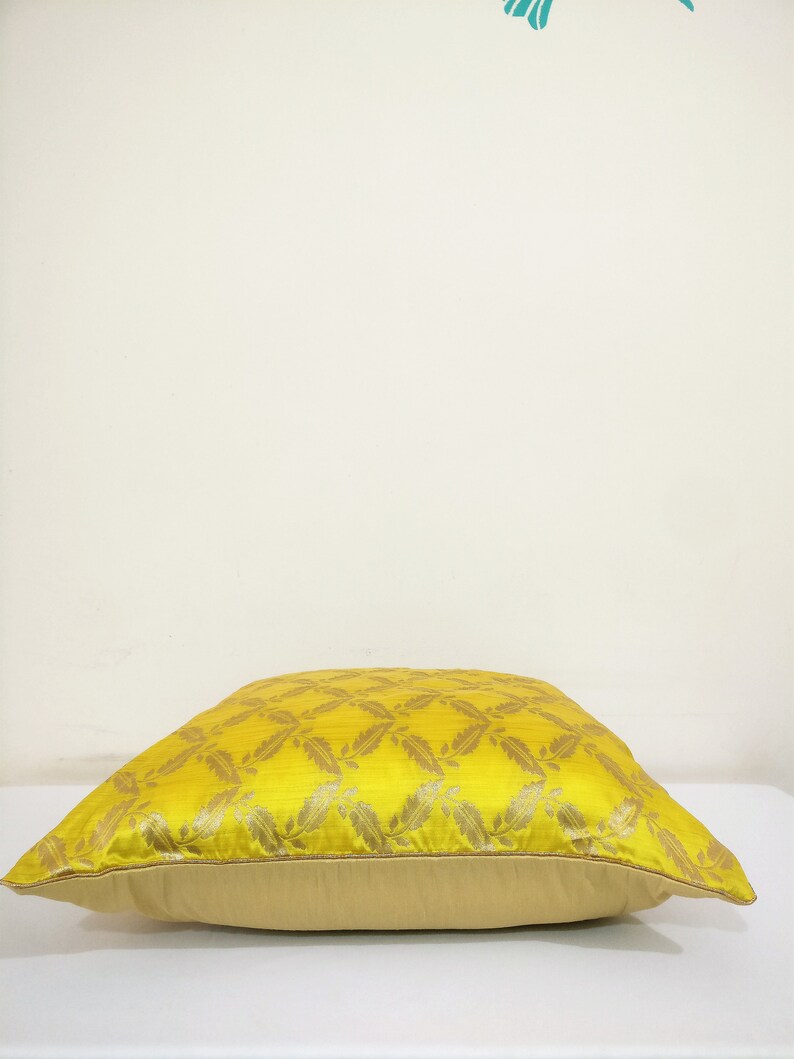 Yellow Pillow Cover/ Yellow Gold Pillow/ Lemon Pillow Cover/ Etsy