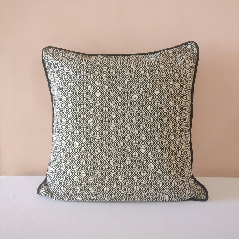 Reversible Pillow/ Black & Red Pillow Cover/ Eco Friendly Etsy