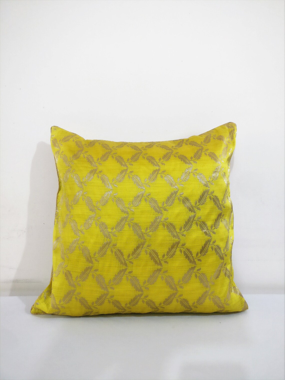 Yellow Pillow Cover/ Yellow Gold Pillow/ Lemon Pillow Cover/ Etsy