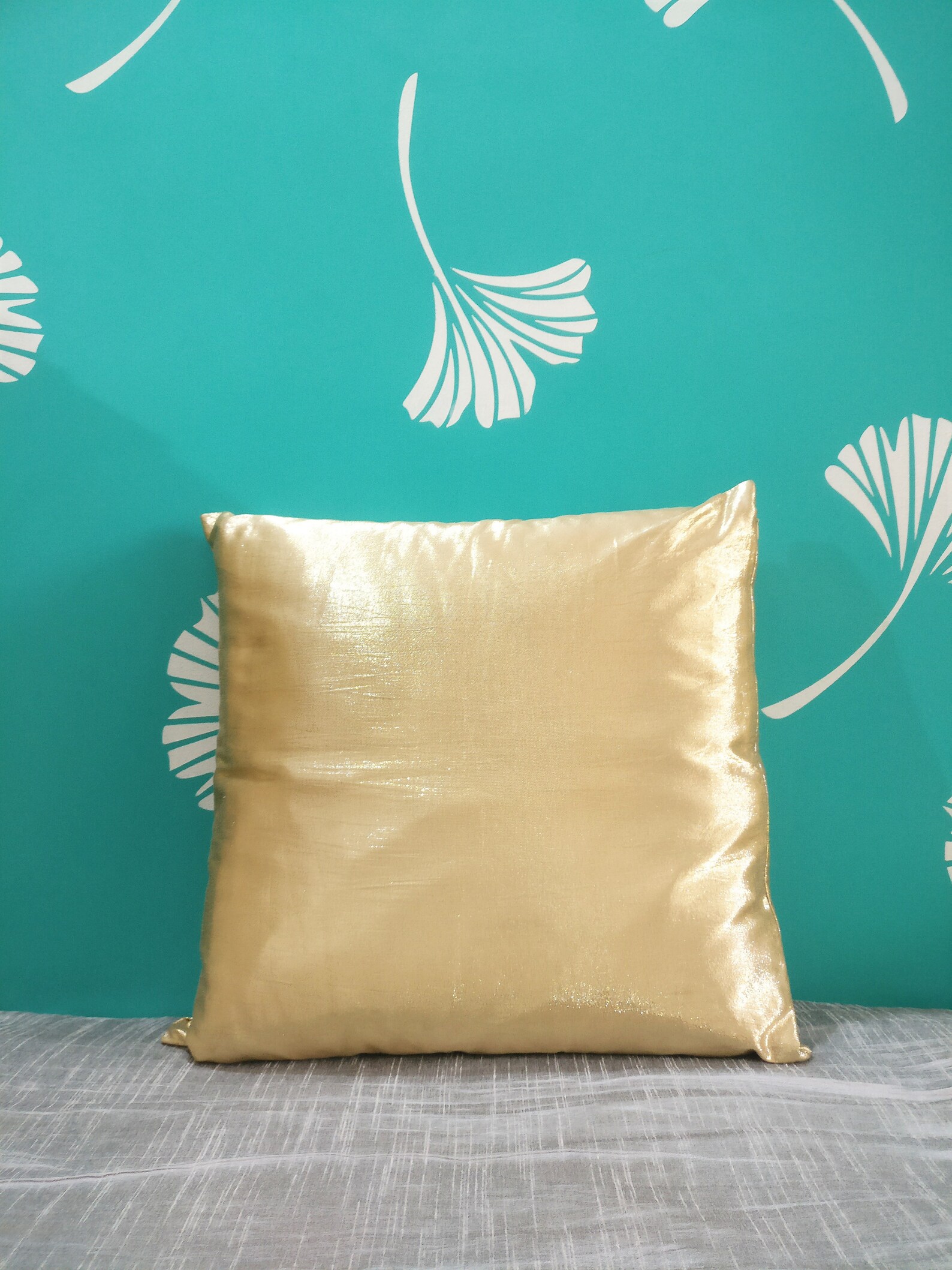 Gold Pillow Covers/ Gold Cushion Covers/ Handmade Gold Pillow/ Etsy