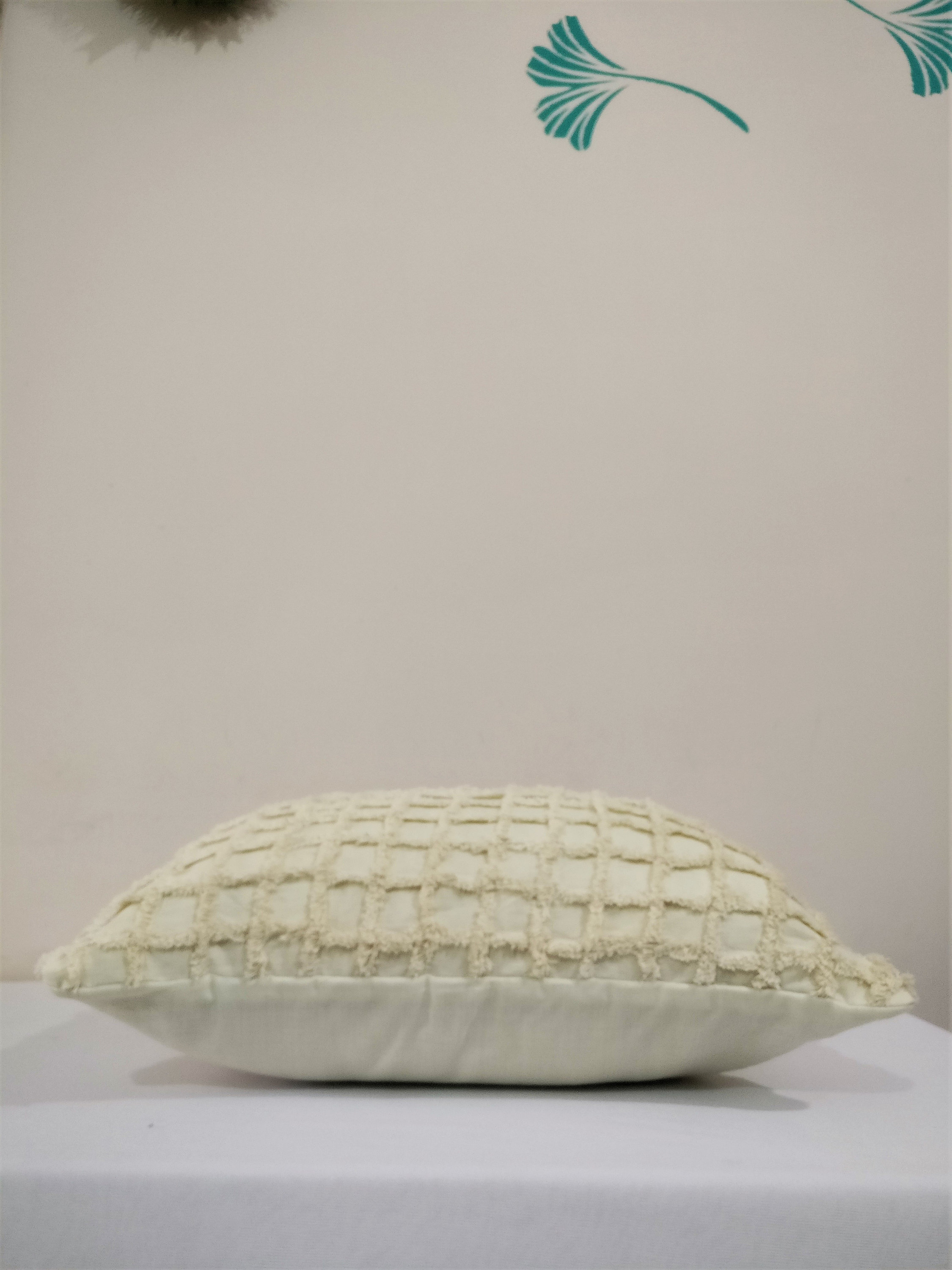 Off White Pillow/ Checks Pillow/ Boho Pillow Cover/ White Etsy