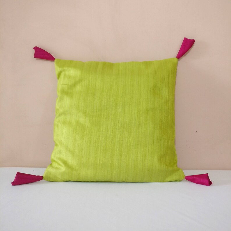 SET OF 2 Pink & Green Pillow Cover/ Bright Colorful Pillow Etsy