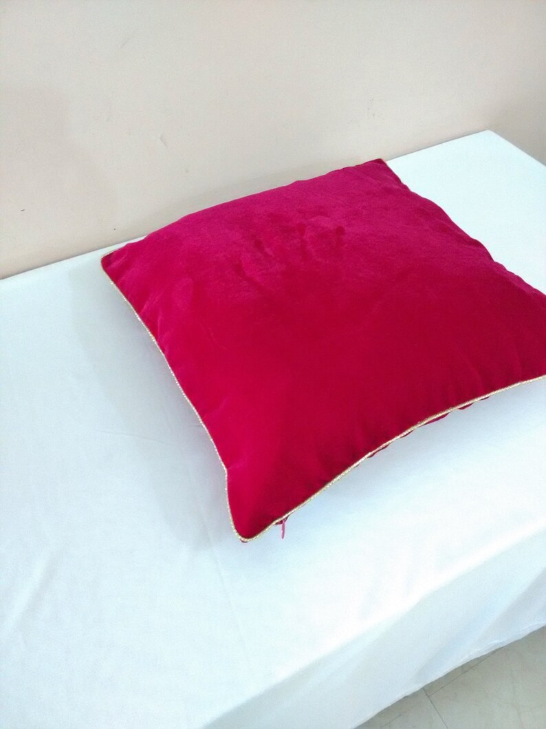 Pink Velvet Pillow Cover/ Soft Velvet Pillows/ Pink Euro Etsy