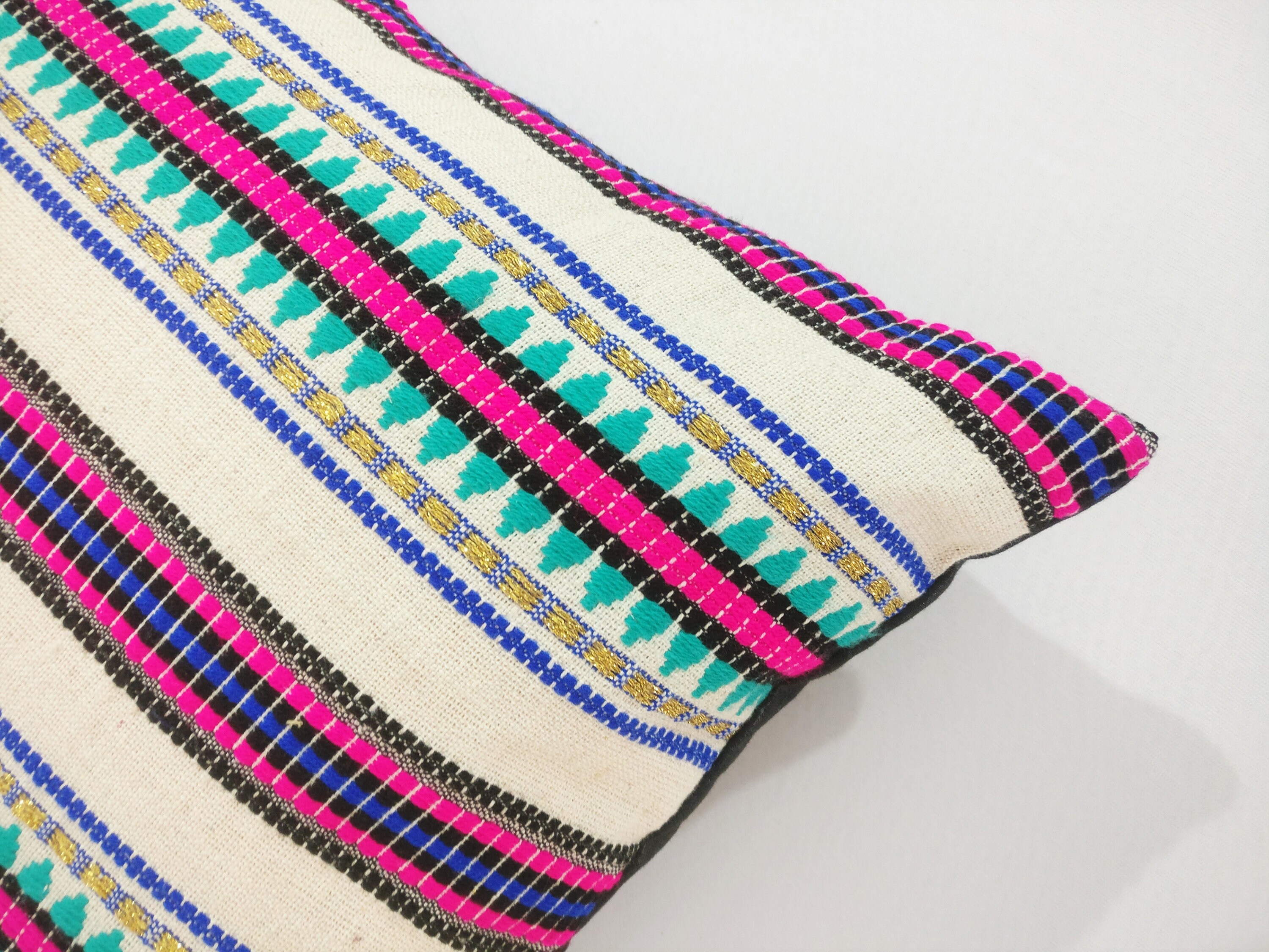 Boho Pillow Cover/ Stripe Pillow Cover/ Throw Pillows/ Euro Etsy