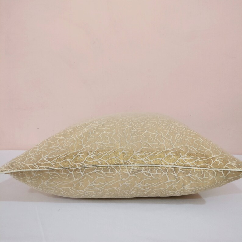 Gold Pillow Cover Gold & White Pillow Cover Gold Pillows 16 Etsy