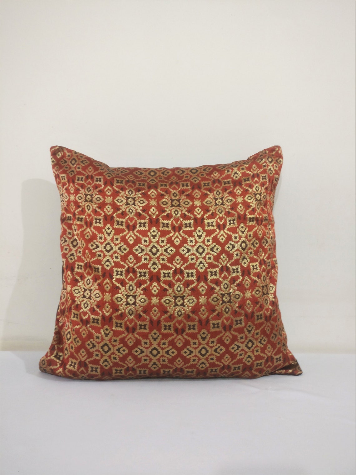 Rust Pillow Cover/ Colorful Pillows/ Pillow Cover 18 X 18/ Etsy