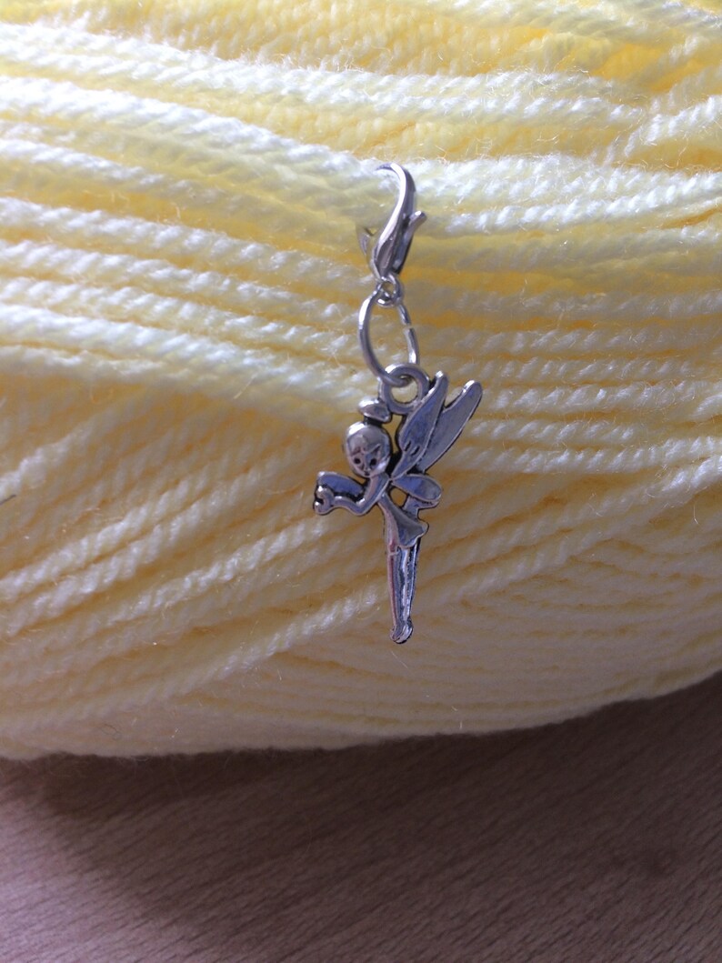 Peter Pan Stitch Markers, Peter Pan Progress Markers,Stitch Markers, Tinker Bell, Big Ben, crocodile image 4