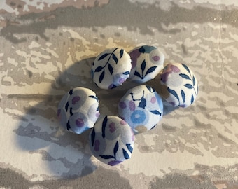 Liberty Print Fabric Buttons / Liberty Buttons