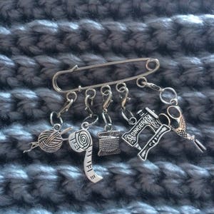 Stitch Markers / Progress Markers /Notion / Sewing Brooch / knitting / Knitting Marker / crochet stitch marker / crochet