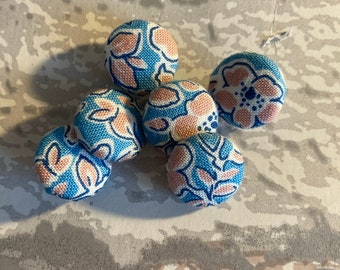 Liberty Print Fabric Buttons / Liberty Buttons