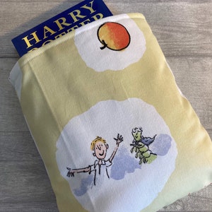 Handmade Book Sleeve Roald Dahl James and the Giant Peach