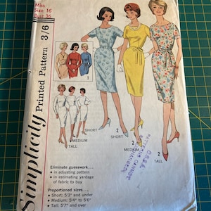 Vintage sewing pattern