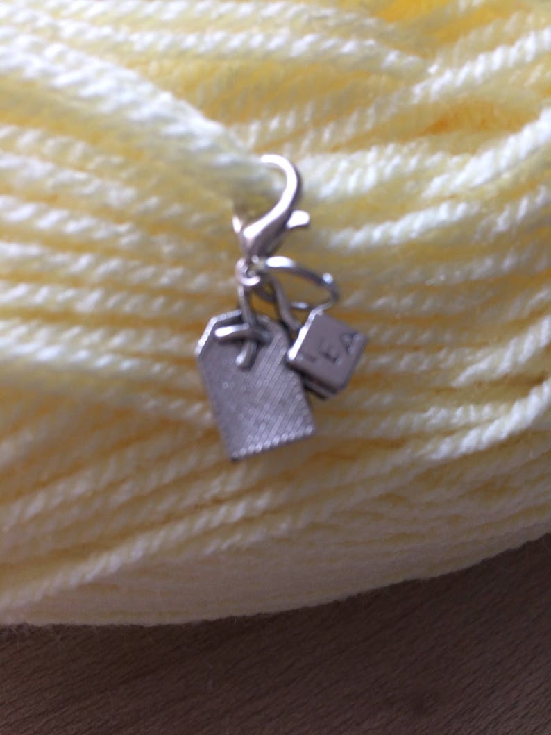 Tea Cup Stitch Markers, Tea Bag Stitch Markers, Progress Markers, Tea, Tea Bag image 2