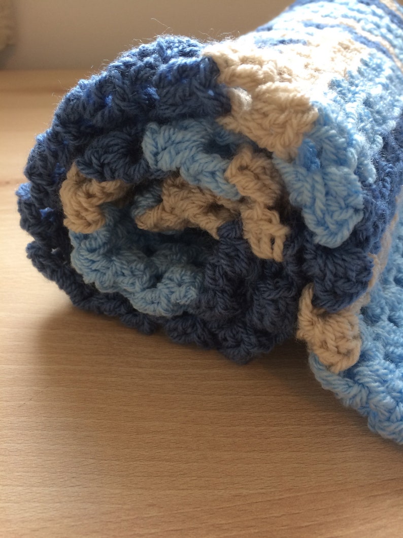 Granny Square Hand Made Crochet Blanket Baby Blanket Toddler Blanket Pram Blanket Cot Blanket Baby Gifts Gifts For Newborns