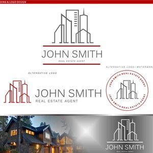 Real Estate logo, Realtor branding teken, Onroerend goed visitekaartje, Realtor logo, Branding Kit, Watermerk logo Keller Williams branding 21