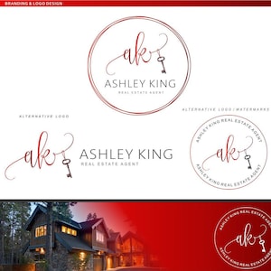 Makelaar logo, Key logo, Real Estate logo ontwerp, Branding set, Luxe Branding kit, Watermerk, REMAX, Keller Williams merk Visitekaartje 27.1