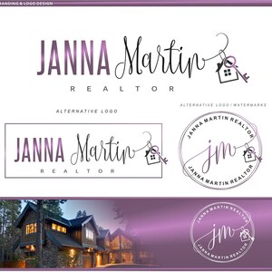 Logo dell'agente immobiliare, design del logo immobiliare, logo della chiave e della casa, kit di branding, design del logo immobiliare, agente immobiliare del francobollo Immobiliare Berkshire Hathaway 91