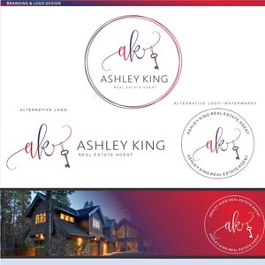 Makelaar logo, Key logo, Real Estate logo ontwerp, Branding set, Luxe Branding kit, Watermerk, REMAX, Keller Williams merk, Visitekaartje 27