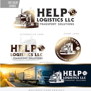 Transport company Logo, Truck Logistic company, Dispatcher Cargo transport logo, Truck Logo, Business Lorry Logo, Camion, Container 288
