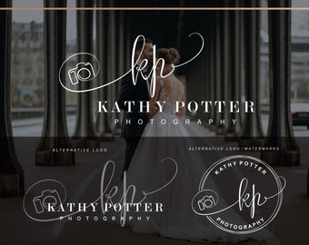Wasserzeichen Logo, Fotografie Logo, Branding Paket, Kamera Logo, Handgeschriebenes Logo, Minimal Logo, Transparenter Stempel, Foto Hochzeit Logo 70