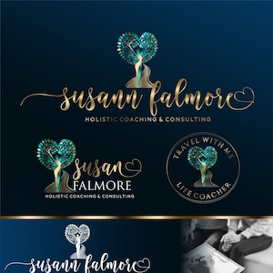 Yoga Therapy Psychology Logo, Human Path Life Coach Logo Design ...