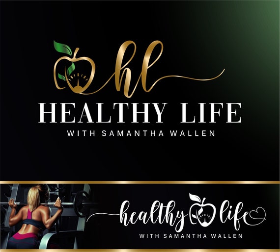 Nutrition Logo Design, Apple Fitness Diet Branding Logo, Life ...