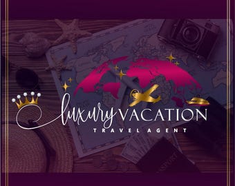 Logo agenta podróży, Adventure Branding Kit, projekt podróży na mapie świata, bloger podróżniczy, Globe, wizytówka podróży, logo samolotu, agent podróży 308