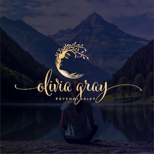 Life coach logo, Woman face Tree logo, Business branding, Cosmetic logo, Feminine logo, Therapy Psychology, Wellness logo, Mental Health 278