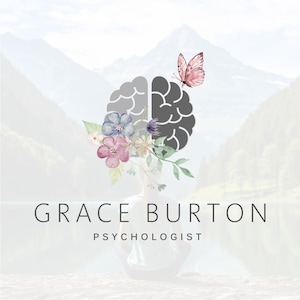 Logotipo de cerebro, logotipo de psicólogo, diseño de logotipo de psicología, logotipo de médico, kit de marca de coaching de vida, paquete de marca prediseñada de salud mental 39