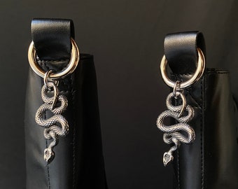 Snake Charm boots | Silver Ring boots | Metal rings for customize boots | Custom boots | Accessories for shoes