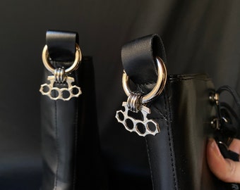 Knuckle Duster Charm boots | Silver Ring boots | Metal rings for customize boots | Custom boots | Accessories for shoes