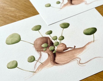 Plantverse - Impresión de ilustración botánica – Plant Lady Art