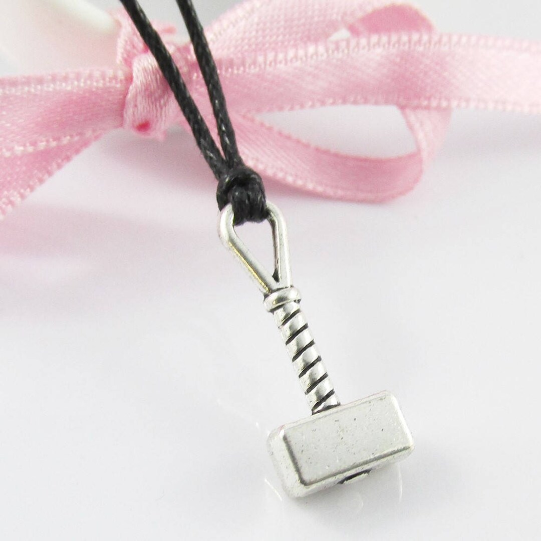 Inspired by Thors Hammer 3D Mjolnir Hammer Charm Necklace Etsy UK