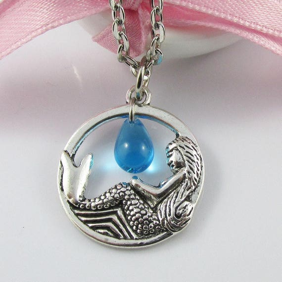 Mermaid teardrop necklace deals