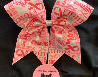 Breast Cancer Awareness Bow