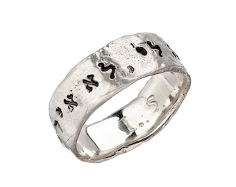 Adonai Le, Hebrew Silver Ring