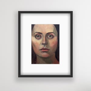 Kleines Portrait 150x200 Original Portrait Handgemaltes Original Handgemaltes Wohnkultur Wandbild